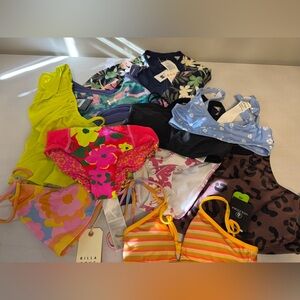 Mixed Lot of New girls size 10 swim pieces.